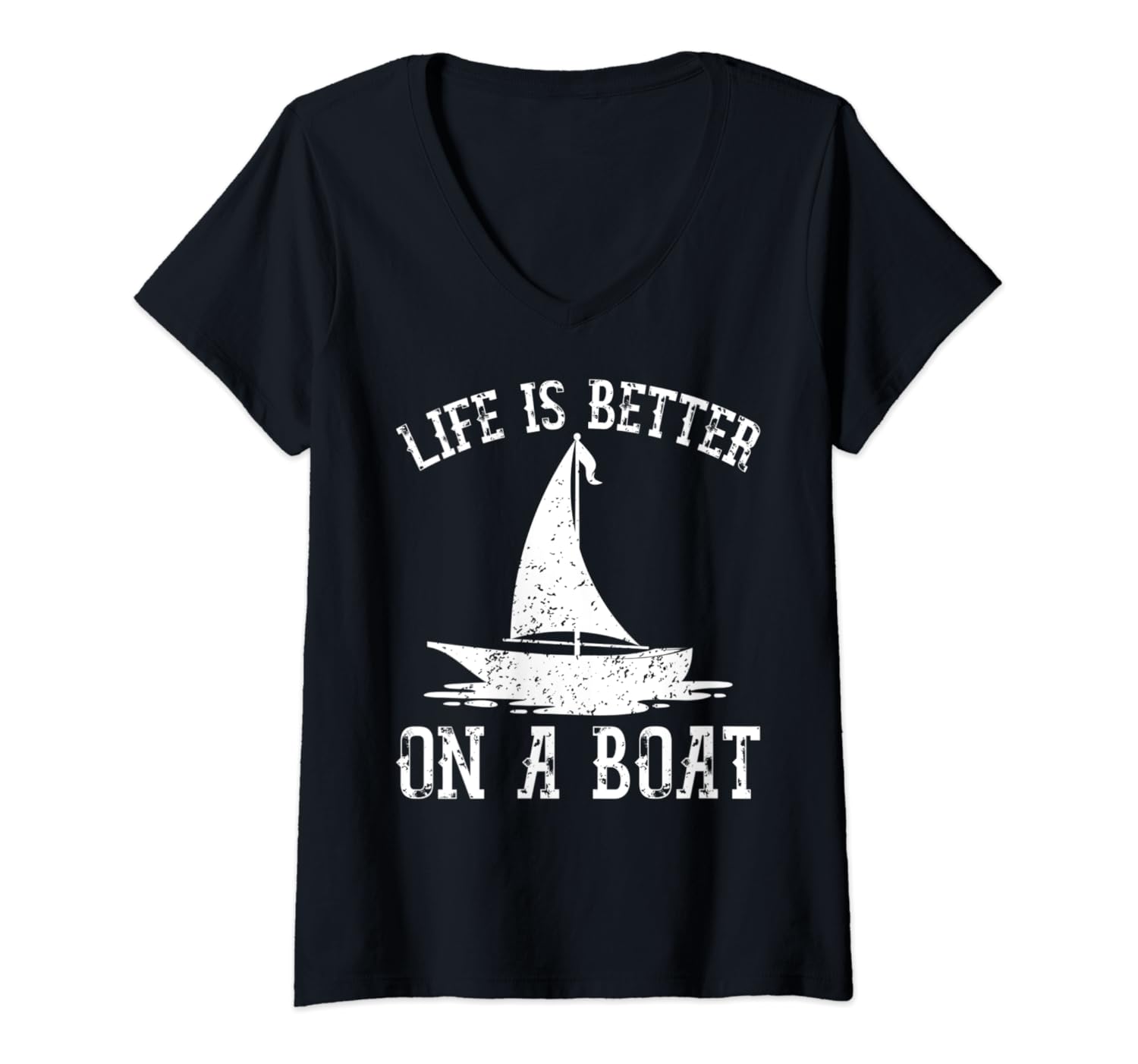Womens Life Is Better On A Boat Shirt Sailboat Captain Cool